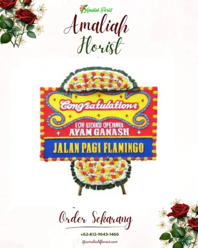 Bunga Papan Congratulation di Panambungan